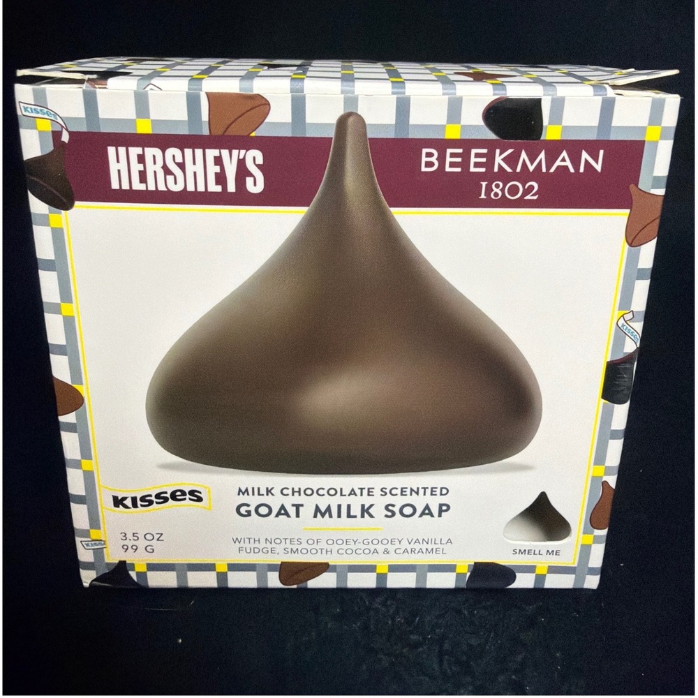 Beekman 1802 Hershey's‎ Milk Chocolate Kisses Scented Goat Milk Soap 3.5oz New
